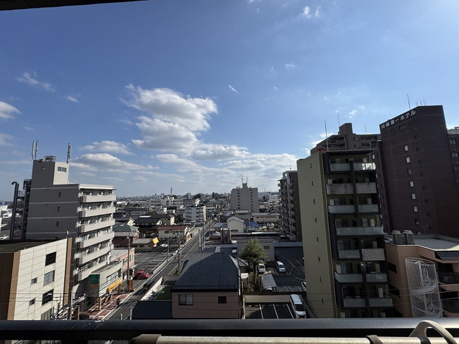 【展望】 | パークホームズ川越ザレジデンス　(ふじみ野店) | バルコニーからの眺望です。
青空を眺めながらリラックスできます。