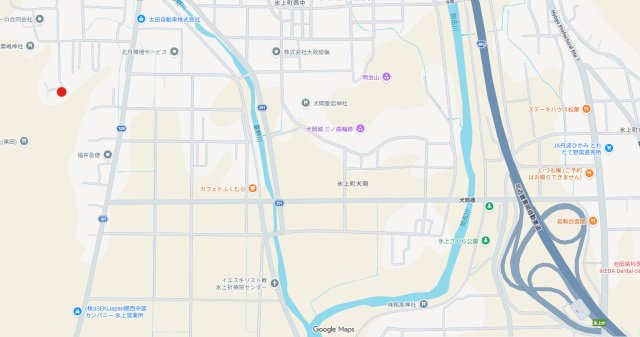 丹波市氷上町上成松の売地の土地図