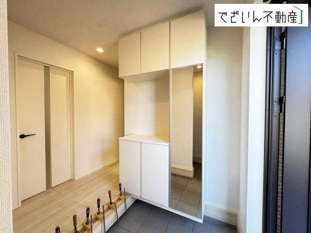 【玄関】 | LIGNAGE羽生市南5丁目【平屋】新築住宅 | 現地(2026年5月撮影)