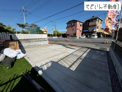 【駐車場】 | LIGNAGE羽生市南5丁目【平屋】新築住宅 | 現地(2026年5月撮影)