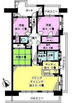 フローレンス西白島グランドアークの間取り