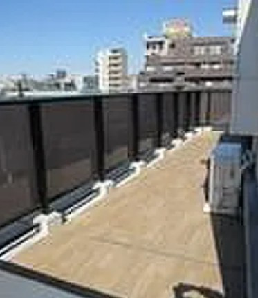 クレイシア板橋志村のバルコニー