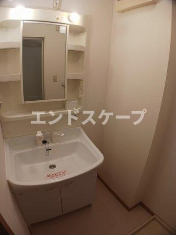 ヴィラフルールＡの洗面所|高崎、前橋のお部屋探しはエンドスケープまで！お客様の理想お聞かせ下さい♪