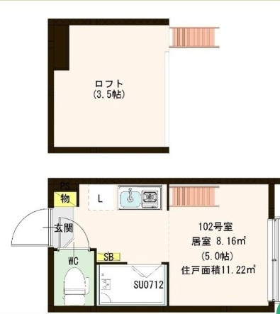【間取り】 | ハーモニーテラス北新宿Ⅲ　キャン再　ＩｏＴ　ミニ冷　ネットただ