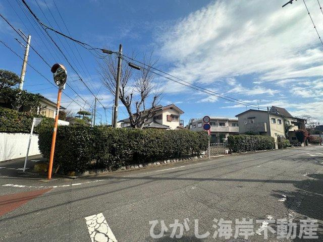 藤沢市本鵠沼２丁目　売地　全４区画の外観|3月20日撮影　造成工事前　現地外観