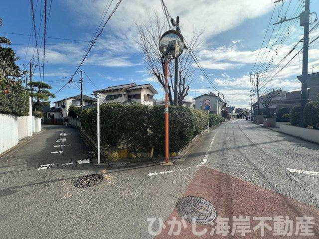 藤沢市本鵠沼２丁目　売地　全４区画の外観|3月20日撮影　造成工事前　現地外観
