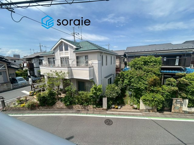 所沢市東狭山ケ丘2丁目　中古戸建の展望|令和8年4月27日撮影。