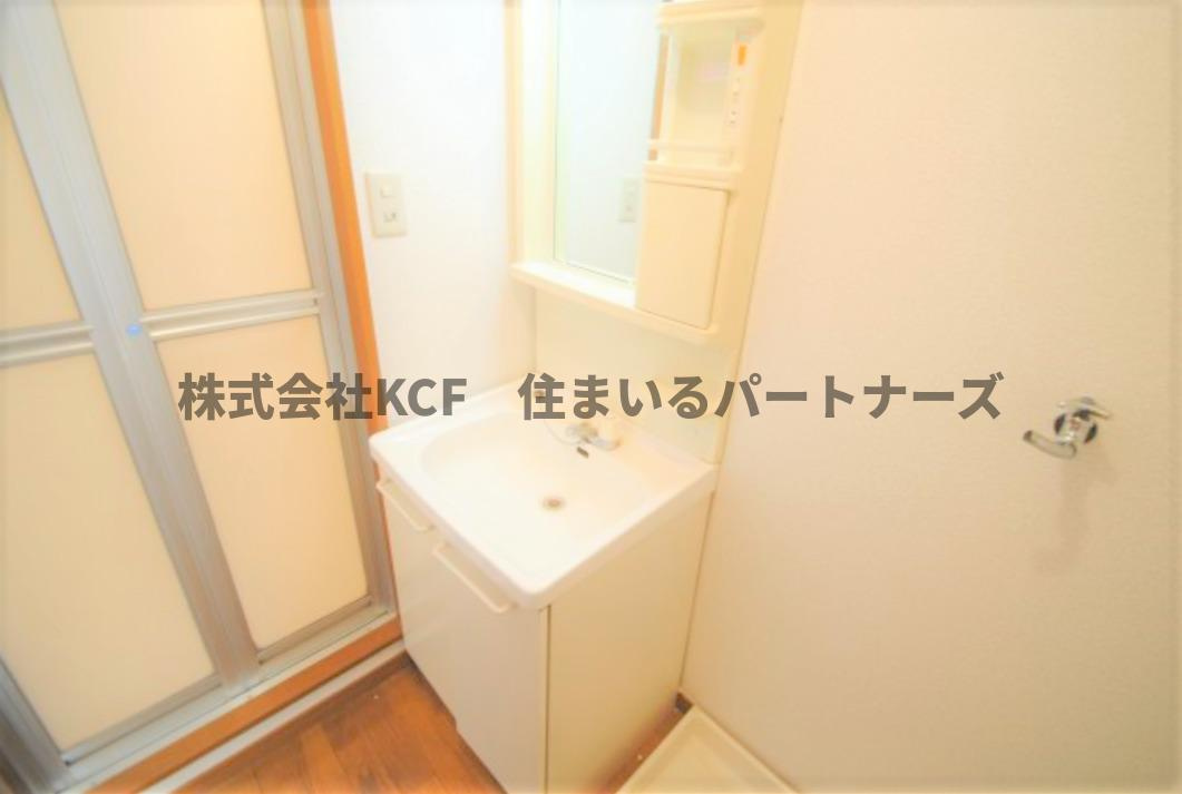 パークサイド小島の洗面所|スペースが確保できる洗面所です