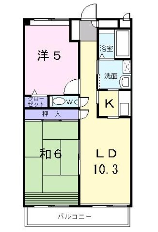 アフロディ布市の間取り