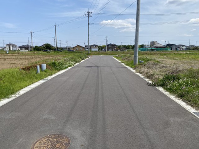 【前面道路含む現地写真】 | 金田西売地
