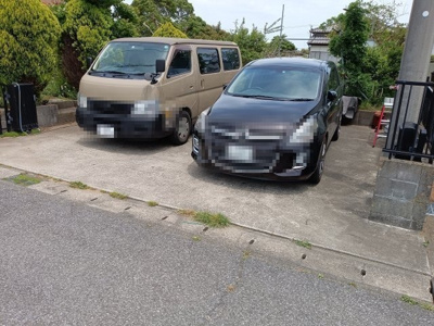 【駐車場】 | 九十九里町下貝塚　中古戸建 | 駐車場に車を止められます