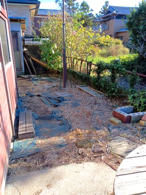 【庭】 | 山武市松ケ谷ロ　平屋中古戸建
