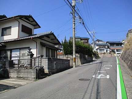 廿日市市佐方字精石山の前面道路含む現地写真