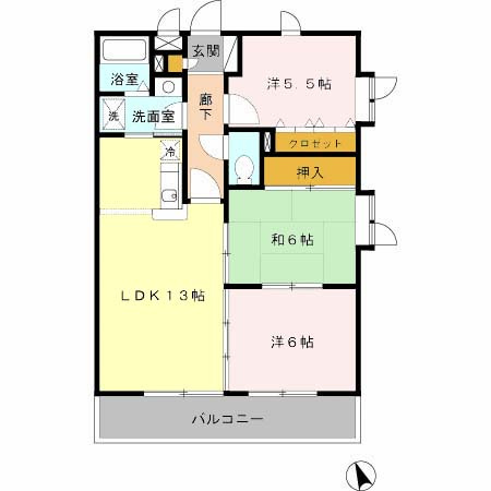 ル・グランの間取り|※間取りが現況と異なる場合は現況を優先します※