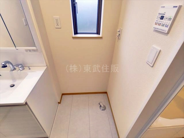 【ランドリースペース】 | ふじみ野市亀久保３丁目　全５棟　D号棟 | 洗濯機置き場