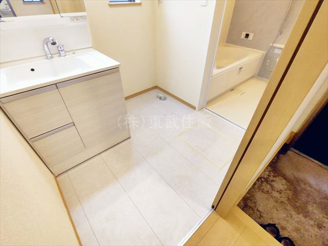 【脱衣所】 | ふじみ野市亀久保３丁目　全５棟　D号棟 | 洗面脱衣室