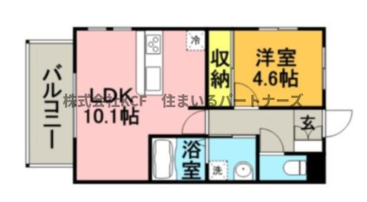 メゾンドクレールの間取り
