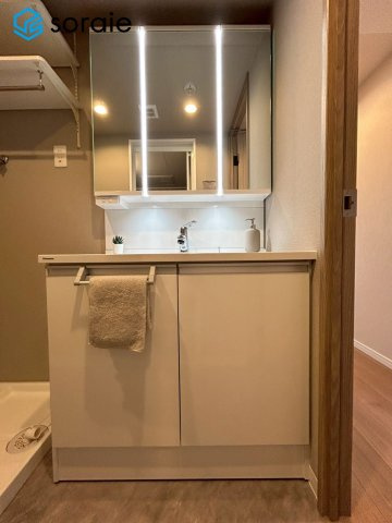 シーアイマンション狭山　中古マンション　3階の独立洗面台|4/21撮影