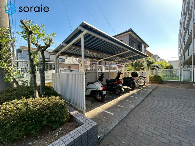 シーアイマンション狭山　中古マンション　3階の駐輪場|4/21撮影