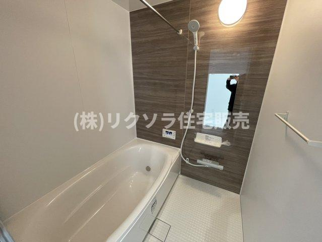 高柳5丁目　新築一戸建ての浴室|浴室乾燥機付き
■物件内覧・資金計画相談・住宅ローン相談、リフォーム相談、お問合せ受付中■
※当日・翌日のご内覧、ご相談はお電話でのお問合せがスムーズです！