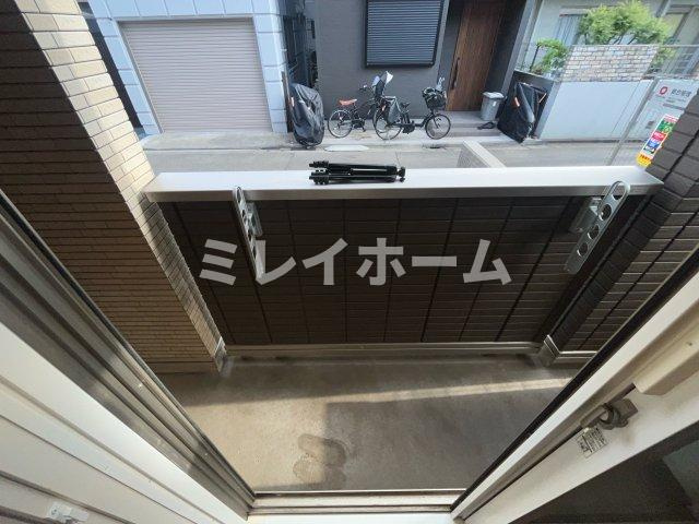 アンジュール蒲田のバルコニー