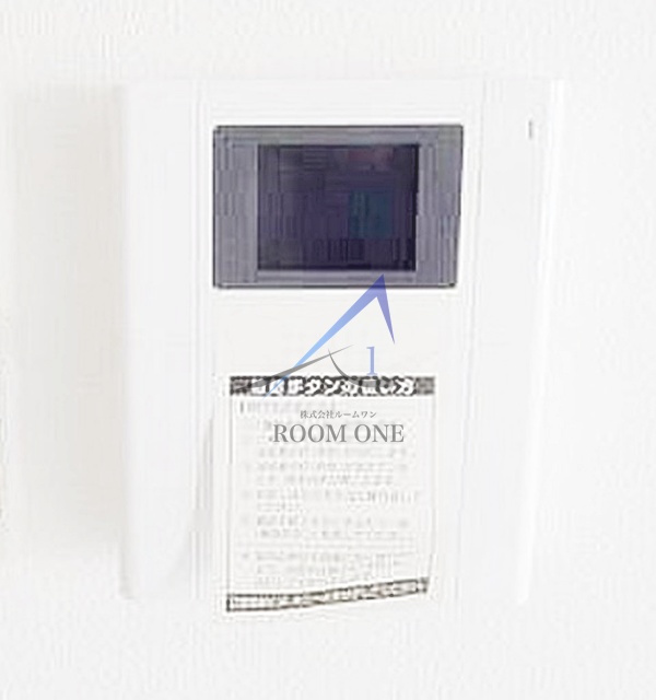 エースハイツ森下のセキュリティ|モニター付きインターホンです。