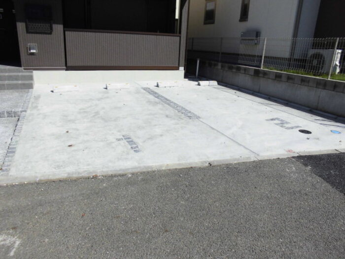 紫陽館の駐車場
