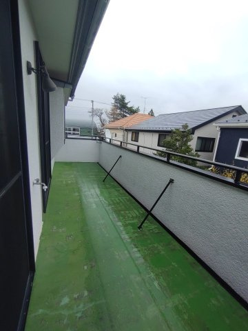 野田様貸家のバルコニー