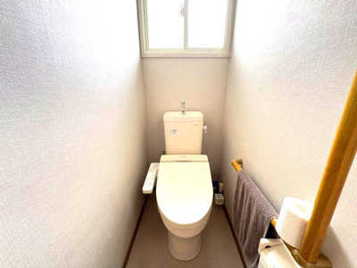 【トイレ】 | かすみがうら市下稲吉　広々とした庭付き3LK