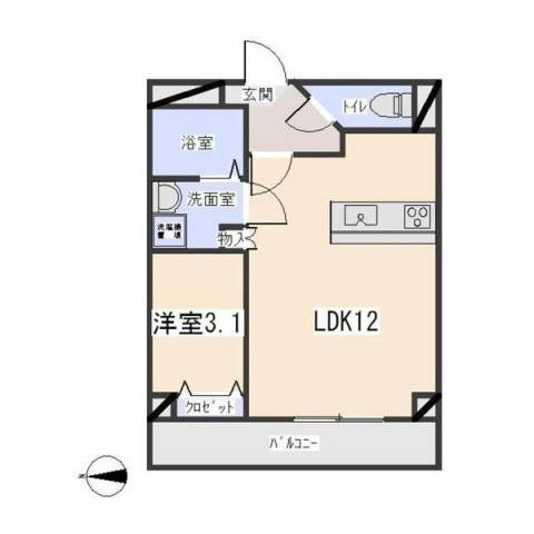 アネックス若松の間取り