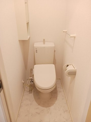 【トイレ】 | フランメゾン南沖洲Ｂ | 落ち着いた色調のトイレです