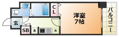 アプリーレ神戸元町の間取り