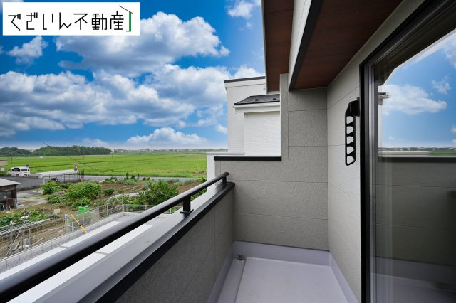 【バルコニー】 | Livele Garden.S加須市花崎　新築住宅 | ≪2号棟≫
現地(2026年7月撮影)