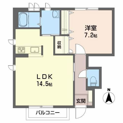サンボナール Ａの間取り