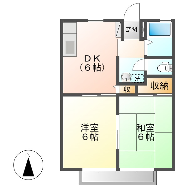 ツインβの間取り