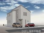 茅ケ崎市萩園　売地　全２区画の外観パース|イメージパスですので実際のものと多少異なります。