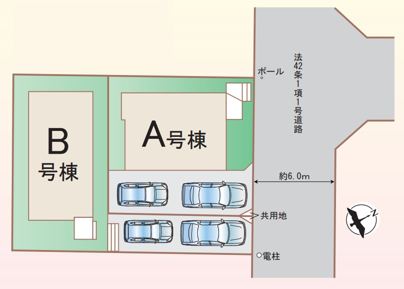 神戸市西区樫野台2丁目の区画図