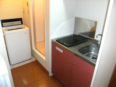 【キッチン】 | レオパレス東本町 | お料理しやすいキッチンです