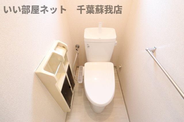 サンハイム浜野Ａのトイレ|トイレもきれいです