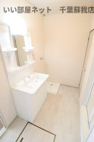 サンハイム浜野Ａの洗面所|使いやすい洗面所です