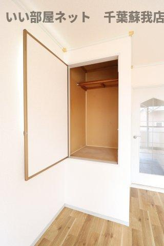 サンハイム浜野Ａの収納|たっぷりとした収納スペースです