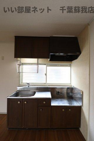 サンハイム浜野Ａのキッチン|キッチンです