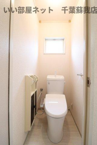 サンハイム浜野Ａのトイレ|コンパクトで使いやすいトイレです