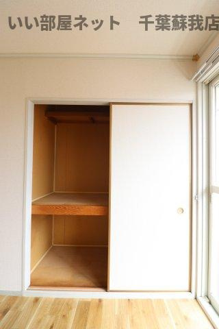 サンハイム浜野Ａの収納|こまごまとしたものを収納できそうですね
