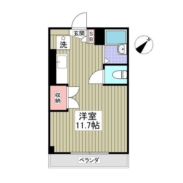フェリオ毛呂山の間取り