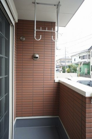 ミルト　プレッソのバルコニー|お洗濯にも便利なバルコニー付き
