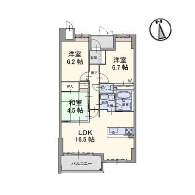 グランマスト伊島の間取り