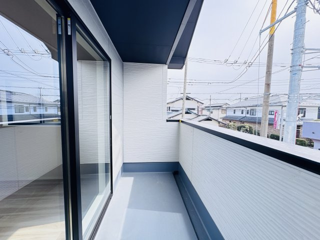 流山市こうのす台新築戸建【江戸川台小学校：9分】のバルコニー