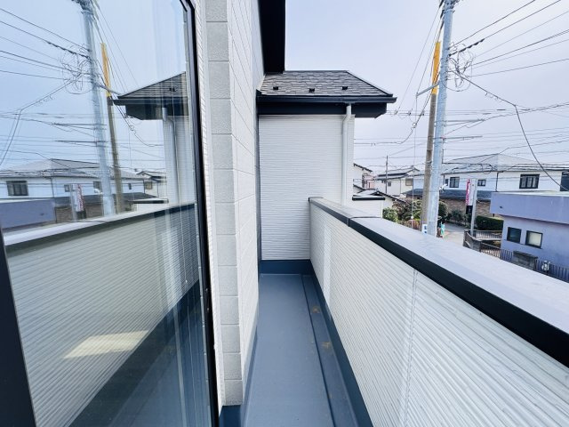 流山市こうのす台新築戸建【江戸川台小学校：9分】のバルコニー