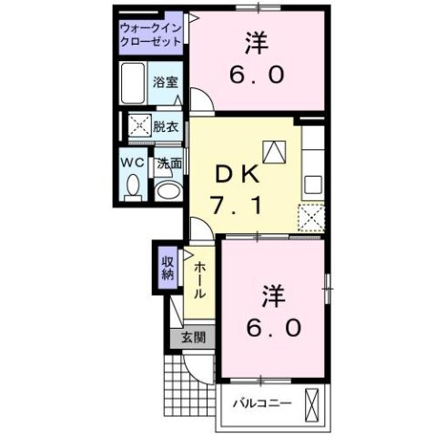 マーガレットハウスの間取り